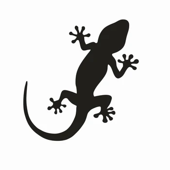 Gecko Lagarto Réptil Animal de Vinil Cortado Carro Decal Adesivo Janela pára-choques laptop decalque de Parede Decoração - 3 Tamanhos e 20 Cores wlans disp