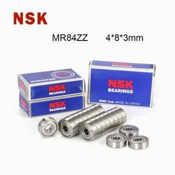 Japão NSK Rolamentos MR84zz Rolamento ABEC-7 (5/10PCS) 4*8*3 mm em Miniatura MR84zz Rolamentos de Esferas RS MR84-2Z Com Metal Selado L-840DD