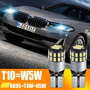2X T10 W5W 12V CANBUS BA9S H5W T4W H6W LED Lado Cunha Estacionamento Auto Reverso da Lâmpada da Luz Interior Para Bmw x3 e83 e34 serie 1 x1 e84