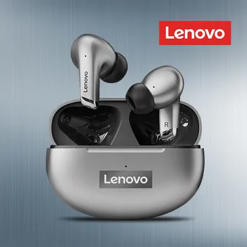A Lenovo LP5 sem Fio Bluetooth Fones de ouvido Com Microfone Fones de ouvido de Esportes Impermeável Fone de ouvido Ultra-Baixa Latência