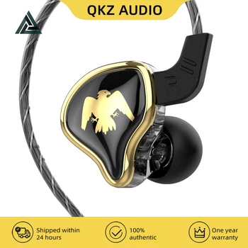 QKZ AK6 Ares Fones de ouvido com Fio Ruído Cancelando o Fone de ouvido Dinâmico Em Fones de Ouvido Estéreo hi-fi de Música do Desporto Fones de ouvido Jogos de Fones de ouvido
