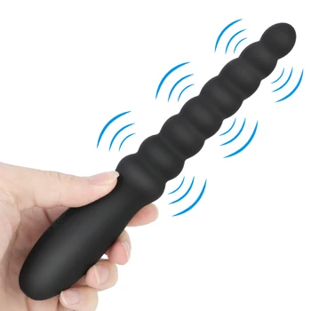 10 Velocidade Anal com Vibrador Anal Esferas de Massagem de Próstata Motor Dupla Butt Plug Estimulador de Carga USB Vibradores, Brinquedos do Sexo Para Homens Mulheres