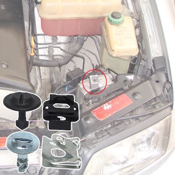 Motor do carro Undertray Clipes Para VW Passat B5 B5.5 Skoda Superb 3U SEAT Exeo Lama Aba Protetor de Respingo de Guarnição Parafuso de Reparo Kit de Fixação