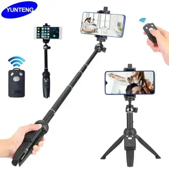 Original Yunteng YT-9928 3in1 de Mão Tripé, Monopé Selfie Vara Bluetooth Obturador Remoto Universal para Todos os Celulares Inteligentes