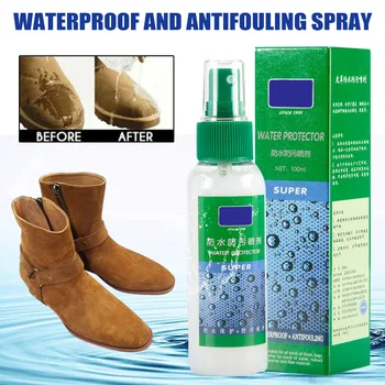 Multi-Efeitos Mancha Protetores em Spray 100ml Impermeável, anti-incrustantes Sapatos Spray para Sapatos roupas anti-incrustantes agente