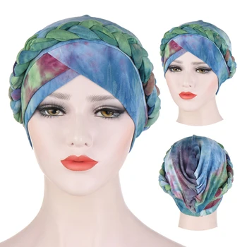 2020 moda de nova impresso turbante bonnet muçulmano envolver a cabeça lenço interior hijabs cap pronto para usar o hijab underscarf caps turbante