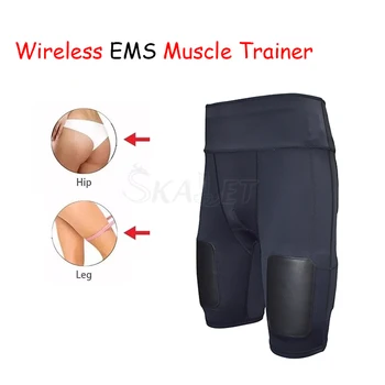 EMS Terno de Treinamento de Shorts sem Fio Microcorrente Muscular Stimulaton Massagem de Emagrecimento Treino Dispositivo para a Ginástica em Casa