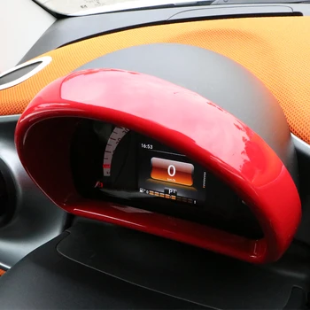 Painel do carro decoração adesivo de medidor de Velocidade de combustível mater quadro de Modificação Para Smart 453 fortwo forfour estilo carro acessórios