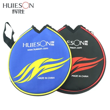 Huieson Profissional Raquete De Tênis De Mesa De Caso Forma De Círculo Ping Pong Pá Recipiente Saco De Acessórios De Ténis De Mesa De Preço Baixo