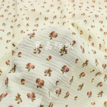 100X135cm 100% Algodão Dupla de Gaze Crepe de Roupas de Bebê do Verão Cobertor Tecido de 180g/m, 100% Algodão