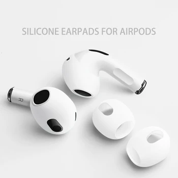 1Pair / 5Pairs de Almofadas Para o Apple AirPods Pro 3 2 1 Silicone, Tampa de Protecção (AirPods Não Incluído)