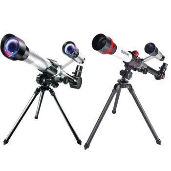 HD Telescópio Astronómico Crianças Estudantes Stargazing Monocular ferramentas de Ensino para a Ciência da Experiência Simular/Camping