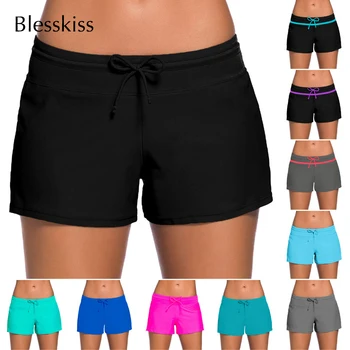 Blesskiss Plus Size Calções De Banho Mulheres De Maiô Brasileiro De Biquíni Ginásio Maiô De Banho Esporte Calcinha De Biquíni Shorts