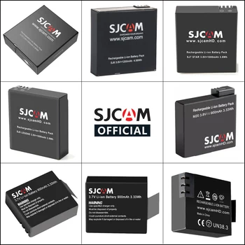 SJCAM Bateria Bateria Recarregável Para SJCAM SJ10Pro SJ10X SJ9 SJ8 SJ6 SJ7 M20 SJ4000 SJ5000 Série de Ação Acessórios para câmeras