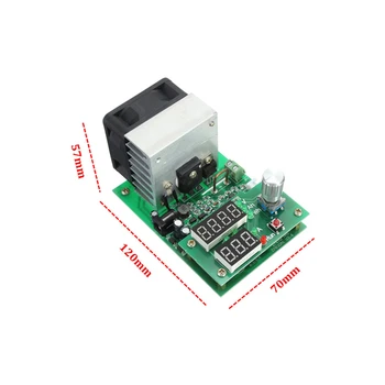 60 30 0~9.99 UMA Constante Corrente de Carga Eletrônica Display LCD Digital de Descarga da Bateria a Capacidade de Testador de Medidor com dissipador de Calor com ventilador
