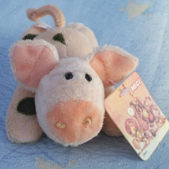 Clássico porco cor-de-rosa bonito brinquedos de Pelúcia Ímã de Geladeira refrigerador Ímã de Geladeira com animais empalhados