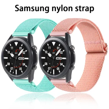 20mm/22mm Para Samsung Galaxy Watch 4 Cinta Clássico 46mm 42mm Inteligente de Nylon Laço Esporte Pulseira Correia Galaxy faixa de Relógio de 4 44mm 40mm