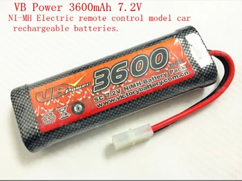 o novo Poder SC 7,2 V 3600mah NI-NH bateria Recarregável modelo de Corrida do poder de controle remoto bateria de carro