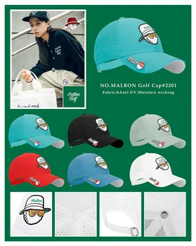 MALBON chapéu de golfe boné de beisebol para homens esporte ajustável feminino pac de golfe com unissex da marca