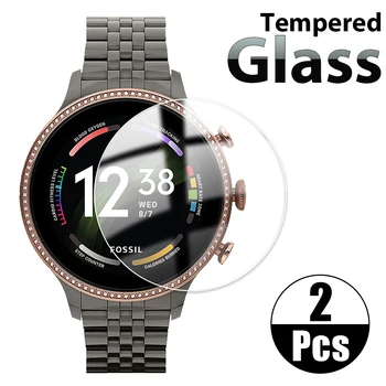Protetor de tela de Vidro Para Fósseis de Mulheres Gen6 42MM Resistente a riscos HD de Vidro de Proteção de Filme Para Gen6 Smart Watch Acessórios