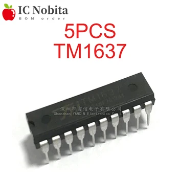 5PCS TM1637 DIP20 1637 DIP DIP-20 de Circuito Integrado Controlador de LED Chip IC Novo Original