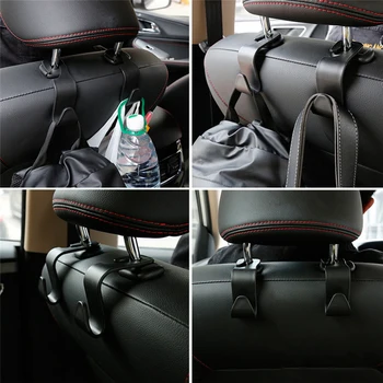 Interior do carro gancho gancho do saco de rack para Volkswagen Tiguan VW Polo Passat B6 B7 B8 T5 T6 Golfe ATÉ Vento Arteon Touareg