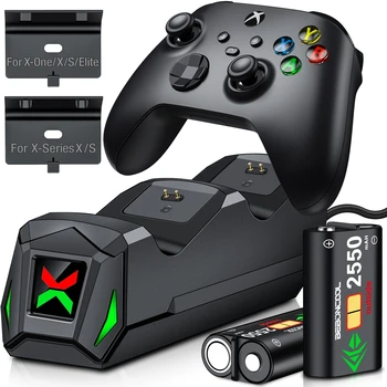 Carregador controlador Para Xbox Seires X/Xbox Seires S com 4Pcs Bateria Carregamento Rápido Dock Station Para Um Xbox/Xbox One X/S/ELite