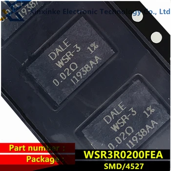 WSR3R0200FEA DALE WSR-3 R 1 0.02% 4527 3W 20mΩ 75PPM de detecção de Corrente resistor - SMD 3watts 0.02 ohms Novas originais genuínas