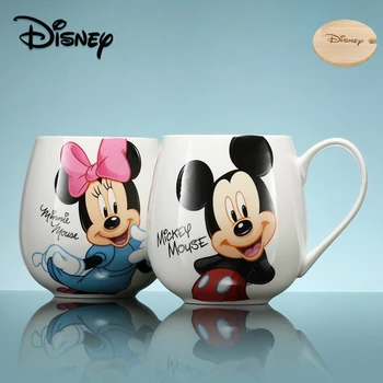 Kids Disney Bonito Canecas e Copos de Mickey Mouse, Minnie Mouse Leite Copa do Kawaii Canecas Copos de Café 430ML Presente Cerâmico