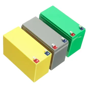 3 Cor Preto/Amarelo/Verde 12V 3S 7P Bateria do Li-íon Caso + Suporte Para 18650 Powerwall Bateria DIY caixa Vazia