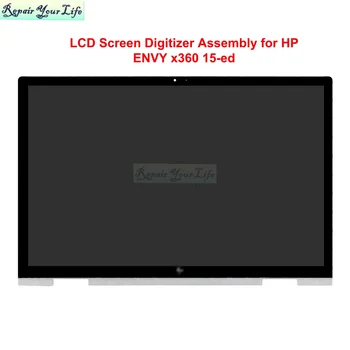 N156HCG-GT1 Laptop de Tela LCD Touch de Montagem para HP X360 15-ED 15-ed0002nx ed0003ca TPN-C149 L73066-JD1 FHD EDP LED 30Pins