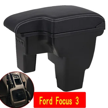 para a Ford 17 de FOCO 3 Caixa de braço para carro 2017 Interior interior braço recarregável