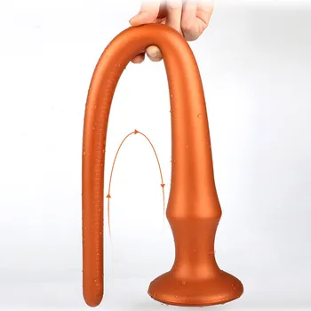 Super Macio 60cm Longo Enorme Vagina Escala Vibrador de Brinquedos Sexuais Para as Mulheres Plug Anal Vibrador Homens Massagem de Próstata Plug anal