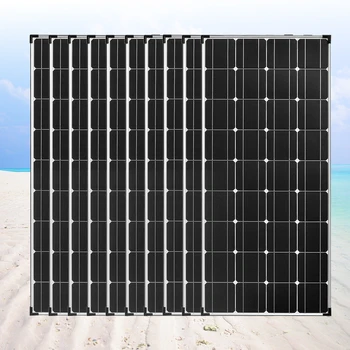 Painel Solar fotovoltaico 120W 240W 480W 600W 720w de poupança de 1200W para casa RVs reboques, barcos galpões