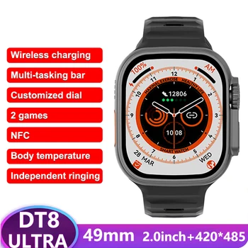 Assista 8 Ultra DT8 Ultra Smart Watch Frete Grátis Esportes Bluetoot Chamada de relógios para Homens Mulheres Smartwatch 49MM Assistir Ultra Iwo Assistir