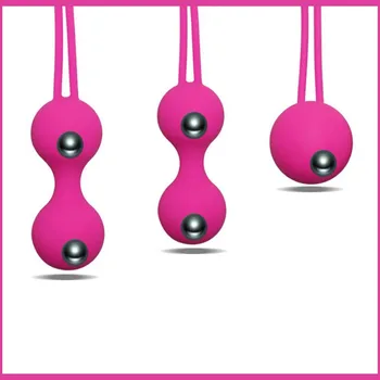 Silicone Bolas Kegel Vagina Muscle Trainer Erótico Produto bocha de gueixa Brinquedos Sexuais para as Mulheres bolas chinas Vaginal bolas Sextoys