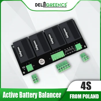 Polónia 4S12V Bateria de Lítio Equalizador Ativo de Bateria Balanceador de BMS para LiFePO4 LTO LiNCM 18650 Energia Solar EV RV Carro Barco