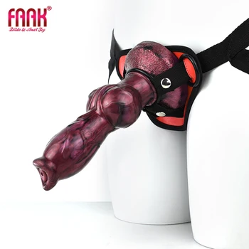 FAAK Pulseira em Espíritos das Trevas Vibrador Pênis em Silicone Macio, Com Forte ventosa Para Vagina/Anal Plug Sexo Brinquedos Eróticos, Brinquedos, Jogos de Sexo