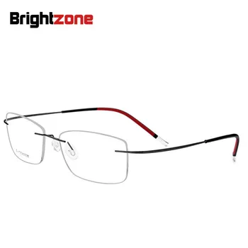 Brightzone Venda Quente B-Titânio IP Chapeamento Exceder Luz Titânio Puro Espetáculo Prescrição de Óculos Quadro de Miopia Oculos