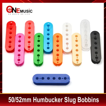 2Pcs 50/52mm Humbucker Slug Bobina para Guitarra Elétrica, Bobina Dupla de Captação de Múltiplas Cores para escolha