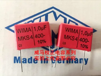 2020 venda quente 10pcs/20pcs alemão capacitor WIMA MKS4 400V 1UF 1.0 UF 400V 105 P: 22,5 mm de Áudio capacitor frete grátis