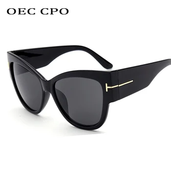 OEC CPO Vintage, Óculos estilo Olho de Gato Mulheres Designer da Marca Negra de Óculos de Sol Para as Mulheres a Moda de Óculos de sol da Moda oculos O120