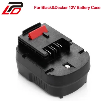 Caixa de plástico (Sem células de bateria) Para a Black&Decker 12V Ni-CD Ferramenta de Energia Bateria de FSB12,BD1204L,BD-1204L,A12-XJ,A12EX Shell Tampa