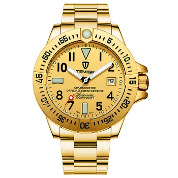 TEVISE Marca Homens Relógios Mecânicos de Luxo Luminosa Automática do Relógio Masculino Relógio de Negócios Impermeável relógio de Pulso Relógio Masculino