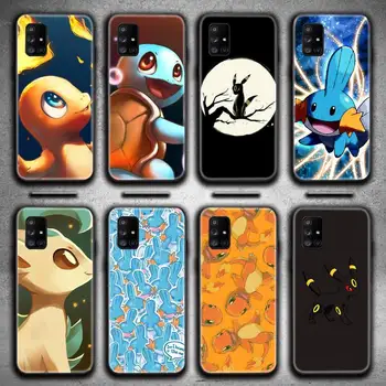 Charmander Mudkip Leafeon Umbreon Pokemon Telefone Case Para Samsung Galaxy A52 A21S A02S A12 A31 A81 A10 A30 A32 A50 A80 A71 A51 5G