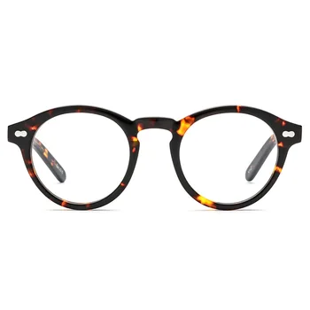 Retro Óculos Com Armação De Johnny Depp Óculos De Homens, Mulheres, Computador De Óculos De Design Da Marca Vintage Classsics Quadro Do Acetato De Óculos