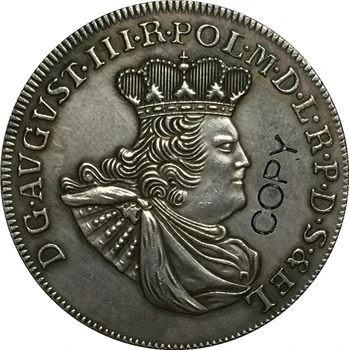1763 Polónia moedas CÓPIA 33mm