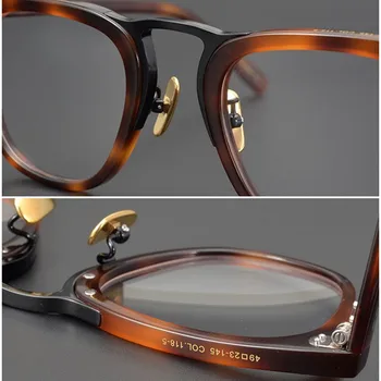 Qualidade Original De Textura Acetato De Óculos De Armação De Homens De Personalidade De Marca Design De Óculos Mulheres Prescrição De Óculos Oculos