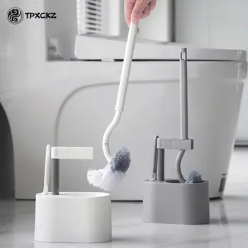 Silicone de Cerdas de Escova de vaso Sanitário E Secagem Titular Para o Armazenamento de Banho E Organização de Banho Ferramenta de Limpeza, WC Acessórios