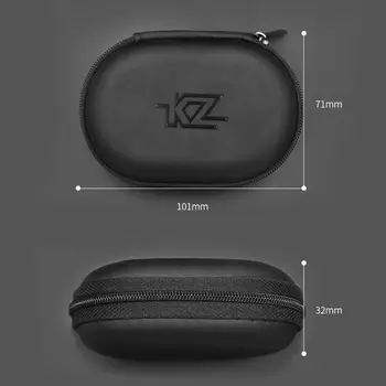 KZ Fone de ouvido Bolsa de Armazenamento de Caixa Original, Fones de ouvido Titular Caixas de Cabo USB Fio Protetora Para KZ ZS10 ES4 ZSR ATR ED2 ZST Sacos